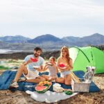 HAUSPROFI Isomatte 10cm mit Fußpumpe & Kissen – Ultraleichte Campingmatratze für Outdoor – Bild 8