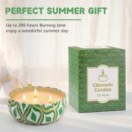 280 Std Citronella Kerze Outdoor XXL – 3er Set mit Sojawachs & Bio-Baumwolle – Bild 4