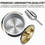 iHoo 3.2L Eiskübel mit Deckel & Schaufel – Vakuumisolierter Edelstahl-Weinkühler – Bild 5