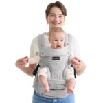 Momcozy 2-in-1 Babytrage mit Hüftkissen – 6 Tragepositionen bis 20 kg