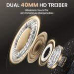 DOQAUS Bluetooth Kopfhörer Over Ear – 90 Std. Akkulaufzeit mit 9 EQ Modi & HiFi Bass – Bild 4