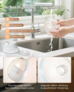 KISSBOBO K5 Doppel-Milchpumpe elektrisch – 4 Modi, 19 Stufen, 280mmHg Saugkraft, freihändig – Bild 7