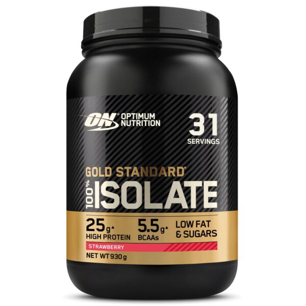 Optimum Nutrition Gold Standard 100% Whey Isolat Erdbeere – 930g Proteinpulver