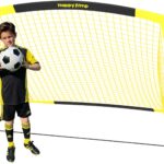 Happy Jump Pop-Up Fussballtor 152x110 cm – Faltbares Trainingstor für Garten & Familie