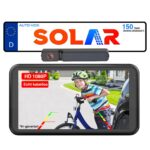 AUTO-VOX Solar Rückfahrkamera kabellos – 5" 1080P Monitor mit IP69K Wasserschutz