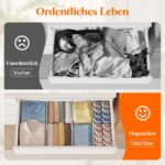Lifewit 9er Set Schubladentrenner verstellbar 35–55 cm – Schubladen Organizer mit Silikonpads – Bild 9
