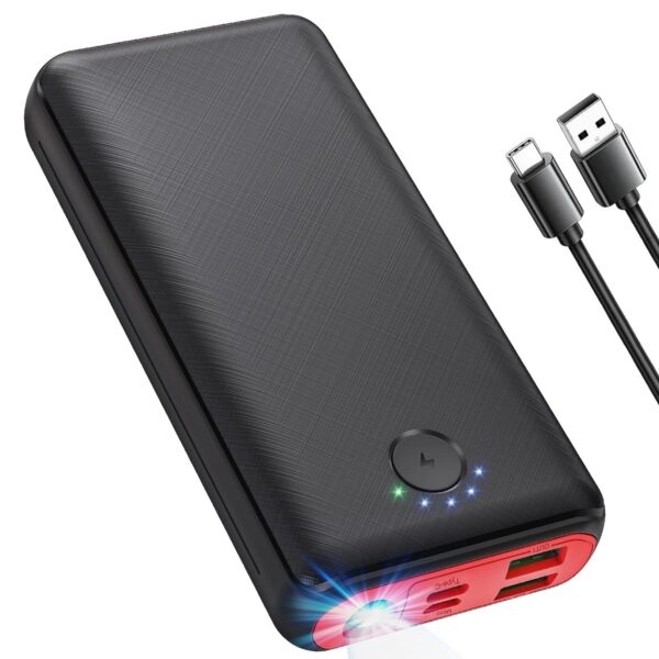 JIGA Power Bank 27000mAh mit 22,5W PD – Schnellladung für iPhone, Samsung & iPad