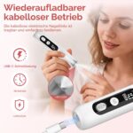 ZABOUL Elektrische Nagelfeile mit 10 Aufsätzen – Profi Maniküre & Pediküre Set – Bild 7