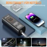 Kotopa Elektrische Luftpumpe 150 PSI – Akku Kompressor mit Powerbank für Auto, Fahrrad & Motorrad – Bild 5
