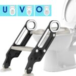KIDIZ® Kinder-Toilettensitz mit Treppe & Griffe – höhenverstellbar, faltbar, rutschfest – Bild 3