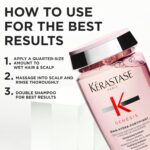 500 ml Kérastase Genesis Bain Hydra-Fortifiant – Kräftigendes Shampoo gegen Haarbruch & Haarverlust (Nachfüllpackung) – Bild 5