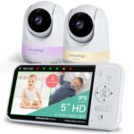 Babysense Babyphone 720p HD mit 2 Kameras – WLAN-frei & sicher für Babys