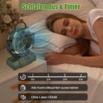 Timiyou Camping Ventilator 10000mAh mit LED – Tragbar & leise für Outdoor & Zelt – Bild 5