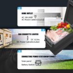 Alpicool NCF55 50L Kompressor-Kühlbox – Tragbarer Gefrierschrank 12V/24V für Auto, Camping & Boot – Bild 6