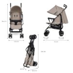 Kinderkraft TIK Leichtgewicht-Buggy 6,5kg – Kompakter Kinderwagen für Unterwegs – Bild 2