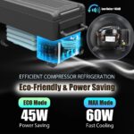 Alpicool NCF55 50L Kompressor-Kühlbox – Tragbarer Gefrierschrank 12V/24V für Auto, Camping & Boot – Bild 4