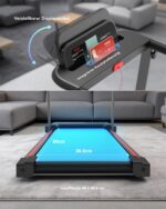 Norvexa Klappbares Laufband 1–10 km/h – Elektrisches Home Treadmill mit 12 Programmen – Bild 7