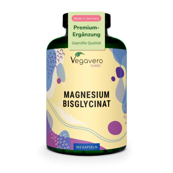 Magnesium Bisglycinat 400 mg – Hochdosierte Kapseln für Energie & Nervensystem