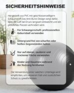 Trideer Gymnastikball 65/75/85 cm – Ergonomischer Sitzball mit Anti-Burst für Yoga & Pilates – Bild 6