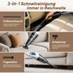 Topipop Handstaubsauger 25000Pa mit waschbarem HEPA-Filter – 45 Min. Laufzeit – Bild 3