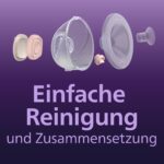 Philips AVENT Freihändige Doppel-Auffangbecher – Ultraleicht & transparent für elektrische Milchpumpen – Bild 6