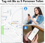 aowoka weTag Pro 4er Pack – Smart Tracker für Apple Find My mit austauschbarem Akku – Bild 7