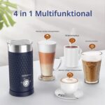 SIMPLETASTE Milchaufschäumer 4-in-1 – Automatischer Milchschäumer für Latte & Cappuccino – Bild 4