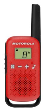 Motorola Talkabout T42 PMR446 Funkgerät – 16 Kanäle, 4 km Reichweite, 2er Set Rot – Bild 2