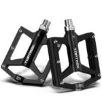 toptrek Flat Pedale 9/16 Zoll – CNC Aluminium MTB Pedale mit 3 Lagern & Rutschfest
