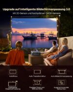 WiMiUS P62 Pro Smart Beamer 1300 ANSI – 4K Full HD Projektor mit Autofokus & Netflix – Bild 5