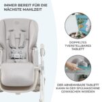 Kinderkraft YUMMY Hochstuhl – Verstellbarer Babystuhl ab 6 Monaten bis 15 kg – Bild 8