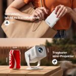 TOPTRO TP2 Mini Beamer 4K – Android 14 Smart Projektor mit 270° Drehbar & WiFi 6 – Bild 5