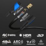 KabelDirekt 4K HDMI-Kabel 10m – High-Speed Übertragung für PS5, Xbox & Beamer – Bild 2