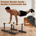 Dip Station 36 cm mit 4 cm Griffen – Stabiles Trainingsgerät für Kraft & Ganzkörperworkout – Bild 3