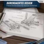 Tarpofix Hydraulischer Wagenheber 3t, 85-475 mm – Flacher Rangierwagenheber für PKW & SUV – Bild 4