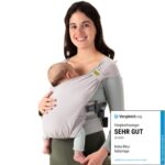 Boba Bliss Babytrage ab Geburt bis 16 kg – 2-in-1 Hybrid Carrier ohne Binden für Neugeborene – Bild 2