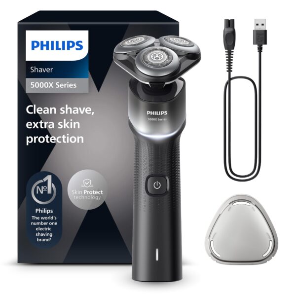 Philips Shaver Series 5000X – Elektrischer Rasierer mit Skin Protect für Herren