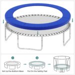 SONGMICS Trampolin Randabdeckung Ø 305 cm – UV-resistente Sicherheitsmatte mit EPE-Schaumstoff – Bild 6