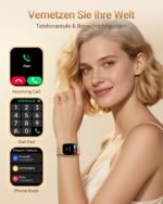 Fitpolo Smartwatch 1,85" mit Telefonfunktion – Fitness Tracker für iOS & Android – Bild 2