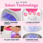 SUNUV SUN2C UV LED Nagellampe mit 365 nm & 405 nm Doppelwellenlänge – Profi Nageltrockner für Maniküre & Pediküre – Bild 2