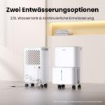Comfee Luftentfeuchter 12L/24h – Intelligente Entfeuchtung für Räume bis 50m³ – Bild 9