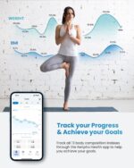 RENPHO Körperfettwaage Digital mit Bluetooth – 13 Gesundheitsmetriken bis 180kg – Bild 7
