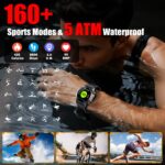 Jugeman Smartwatch Herren 1,43" AMOLED – Militär GPS Fitnessuhr mit 160+ Sportmodi & 20 Tage Akku – Bild 7