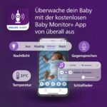 Philips AVENT Connected Babyphone SCD951/26 – HD-Kamera mit Nachtsicht & Secure Connect – Bild 5