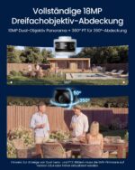 Reolink OMNI 3i PoE – 18MP Panorama & 4K PT Sicherheitskamera mit KI-Tracking für Aussen – Bild 2
