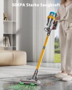 JRFYHFT Akku-Staubsauger 650W 50kPa – Kabelloses Reinigungssystem mit 70 Min Laufzeit – Bild 2