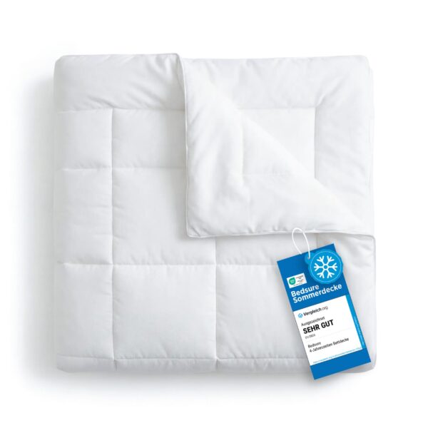 BEDSURE Sommerdecke 135x200 cm – Leichte Microfaser Bettdecke mit OEKO-TEX Zertifikat