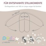 Theraline Dodo Pillow Premium 180 cm – Stillkissen & Schwangerschaftskissen mit Baumwollbezug – Bild 8