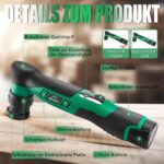 BATOCA S5 Mini Akku Poliermaschine – 3-in-1 Rotations- & Exzenterpolierer für Autodetailing – Bild 3