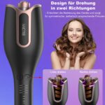BUJIYI Automatischer Lockenstab mit 4 Temperaturstufen – Profi-Lockenwickler für alle Haartypen – Bild 2